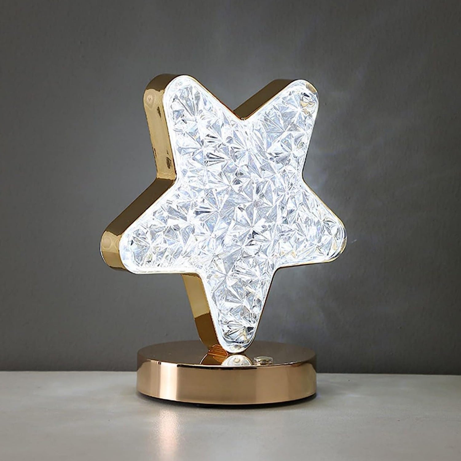 Star Shape Crystal Diamond Lamp